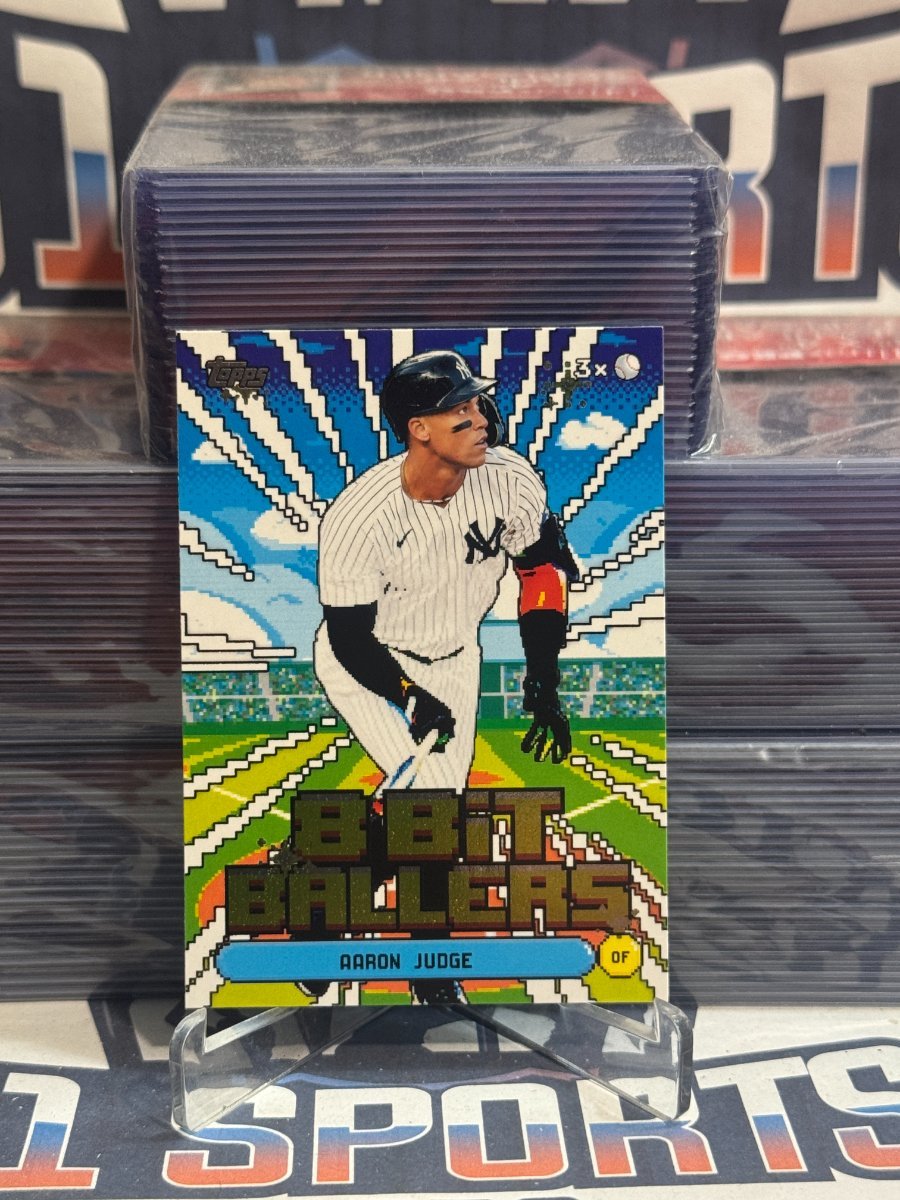 2025 Topps (Foil, 8 - Bit Ballers) Aaron Judge 8B - 10