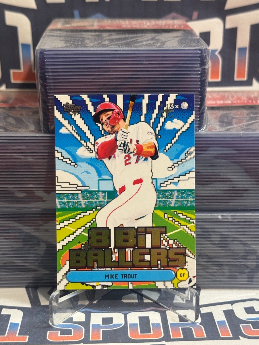 2025 Topps (Foil, 8 - Bit Ballers) Mike Trout 8B - 8