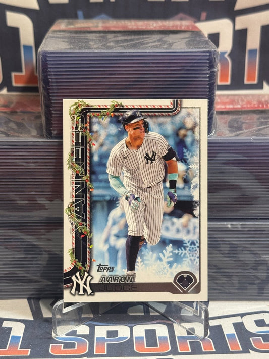 2025 Topps Holiday Aaron Judge H161