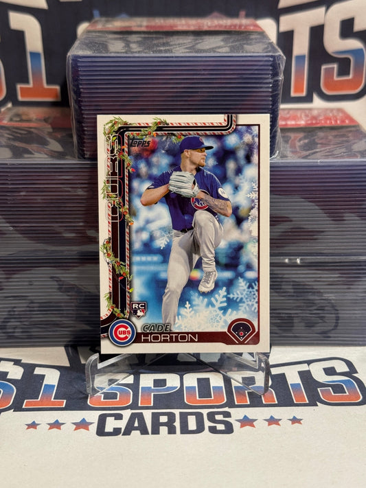 2025 Topps Holiday Cade Horton Rookie H140