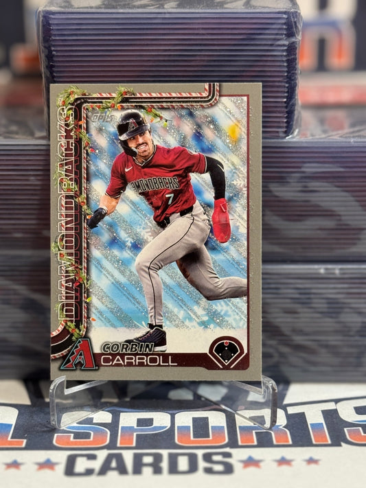 2025 Topps Holiday (Glitter) Corbin Carroll H158
