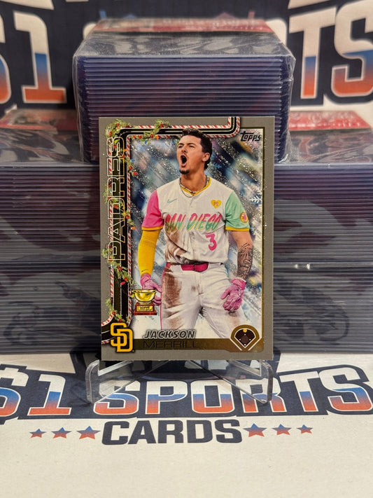 2025 Topps Holiday (Glitter, Rookie Cup) Jackson Merrill H30