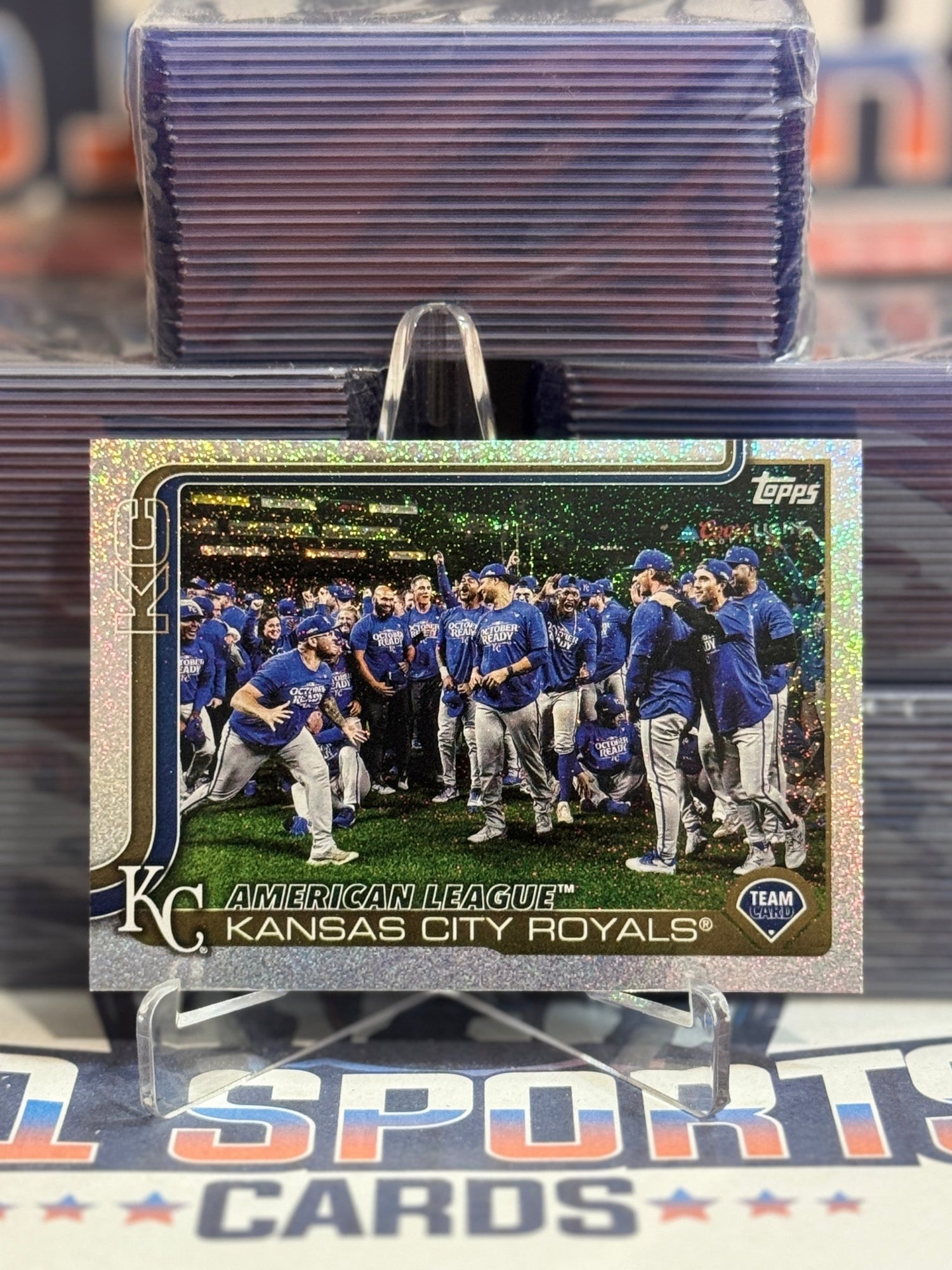 2025 Topps (Sandglitter Foil, Royals Team Card) Bobby Witt Jr. 519