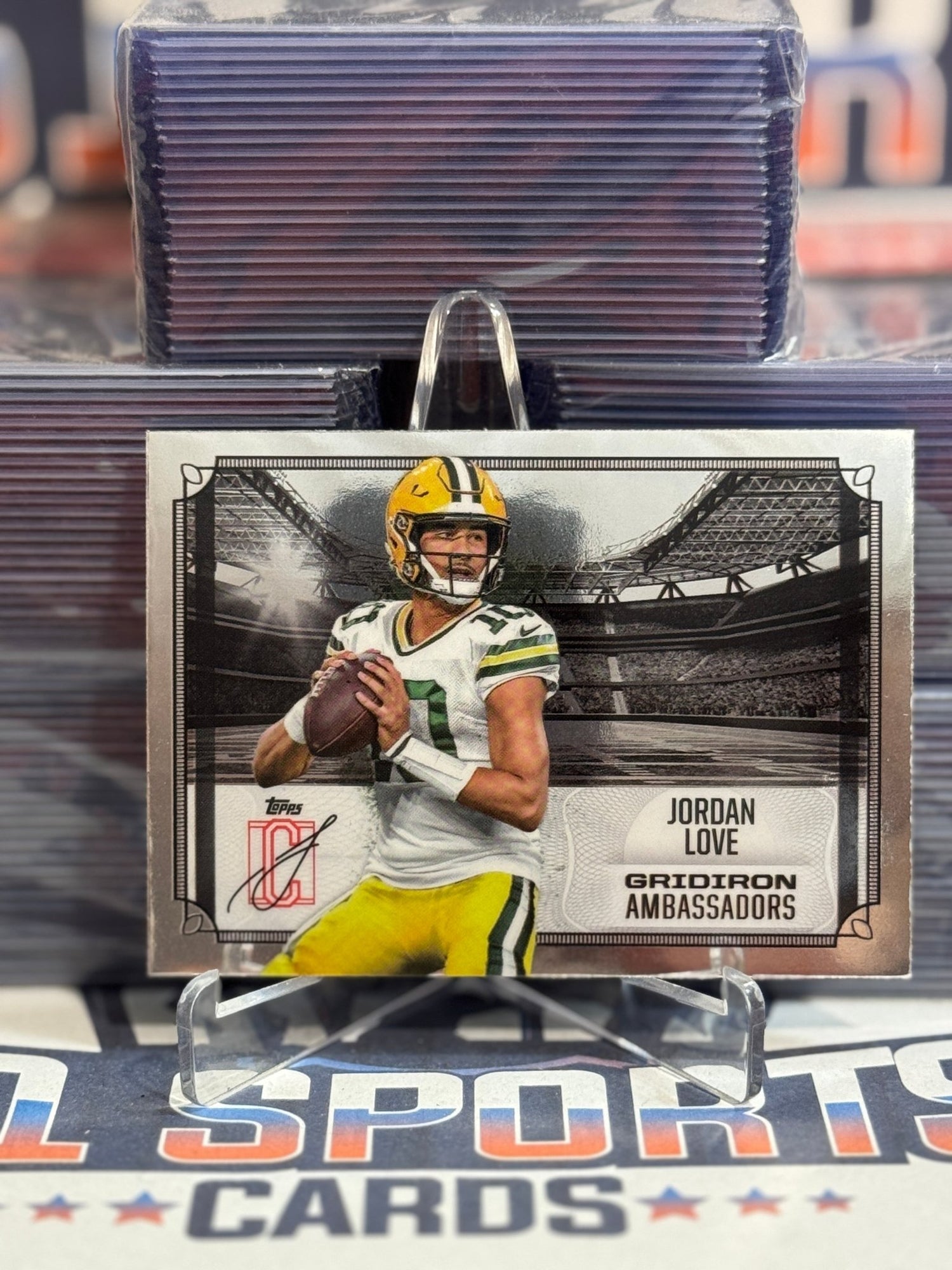 2025 Topps Signature Class (Gridiron Ambassadors) Jordan Love GA - 12