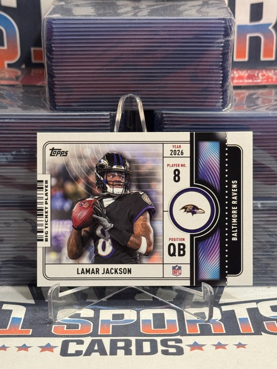 2026 Topps (Big Ticket Players) Lamar Jackson #BTP-6