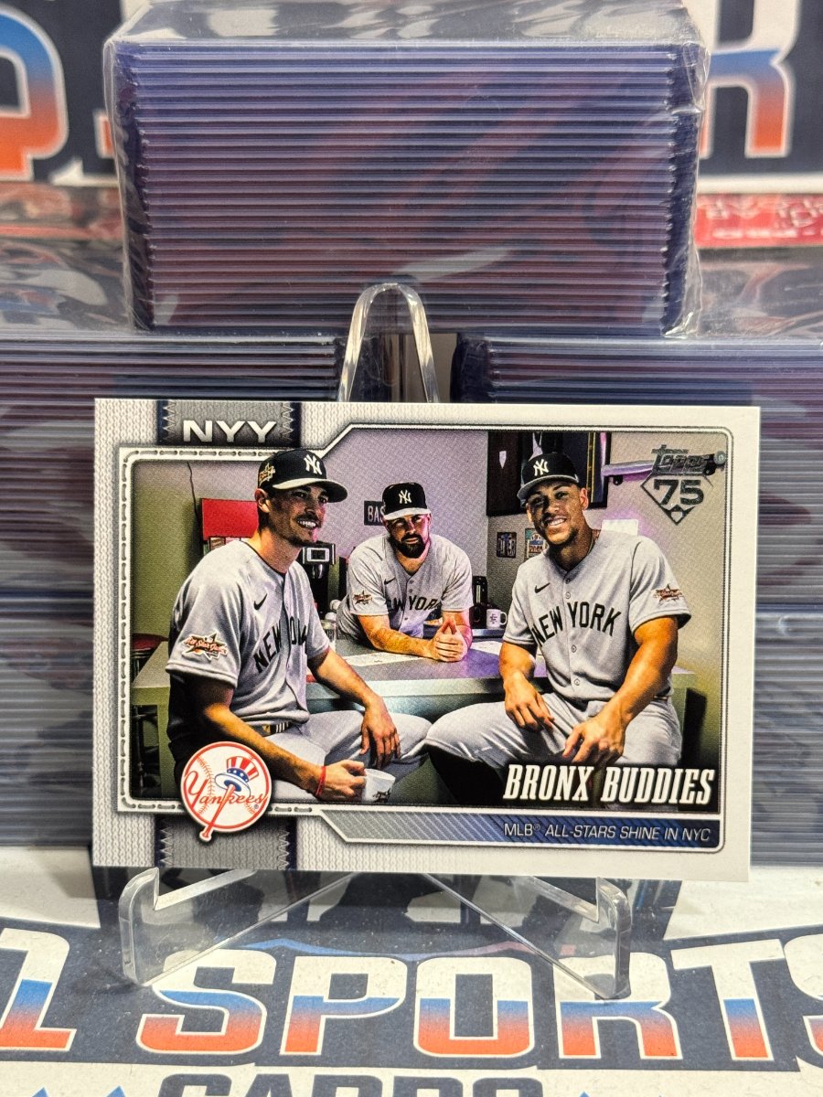 2026 Topps (Bronx Buddies) Aaron Judge, Max Fried, Carlos Rodon #302