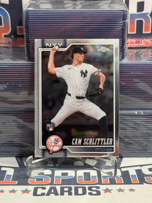 2026 Topps Chrome Cam Schlittler Rookie 262