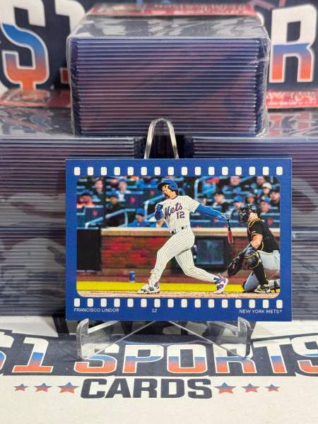 2026 Topps Heritage (Ready & Action) Francisco Lindor #RA-FL