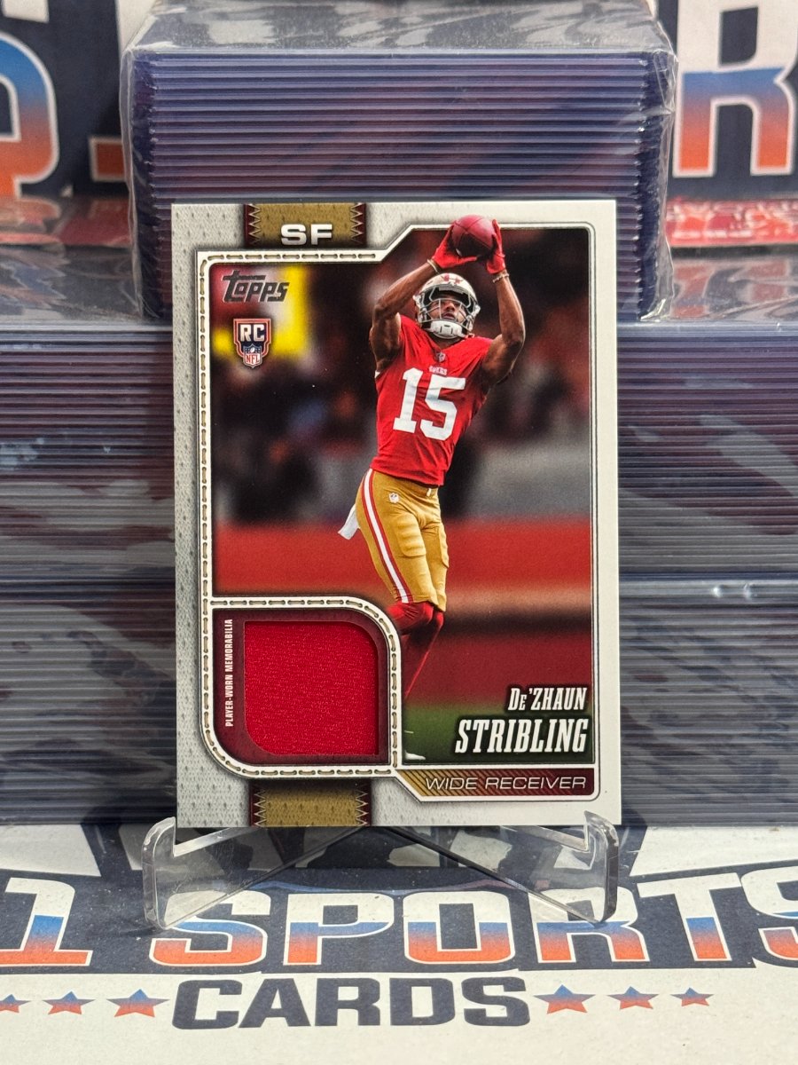 2026 Topps (Rookie Relic) De'Zhaun Stribling Rookie #ROR-DS