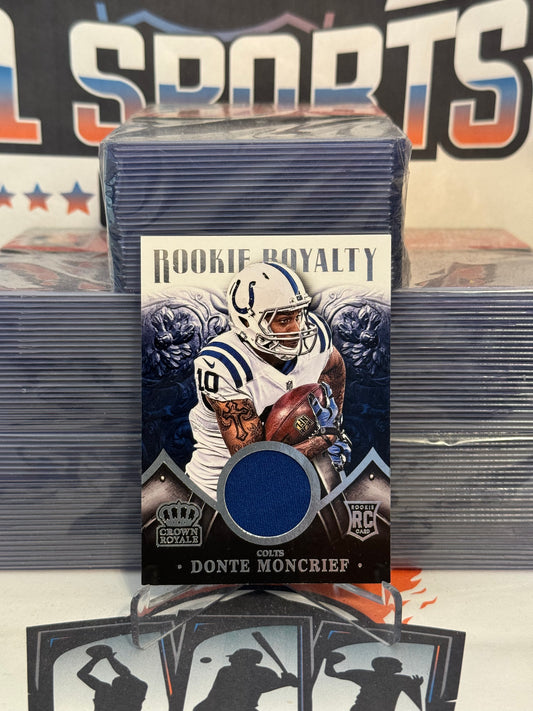 2014 Panini Crown Royale (Rookie Royalty Relic 460/499) Donte Moncrief #RR25