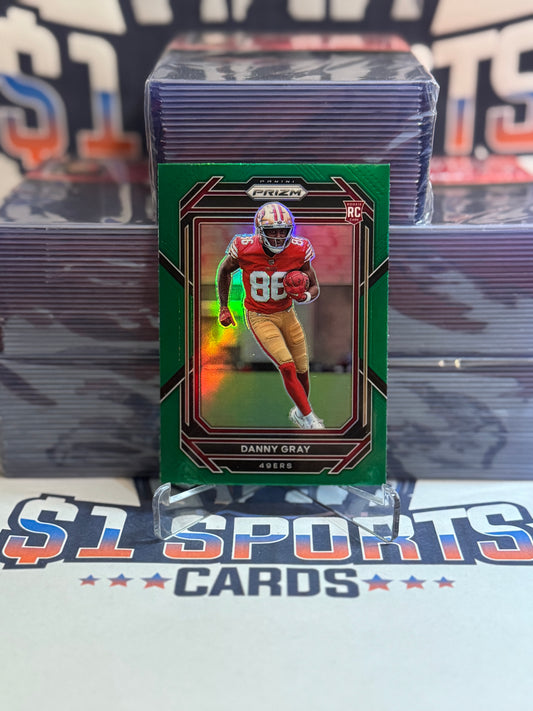 2022 Panini Prizm (Green Prizm) Danny Gray Rookie #335