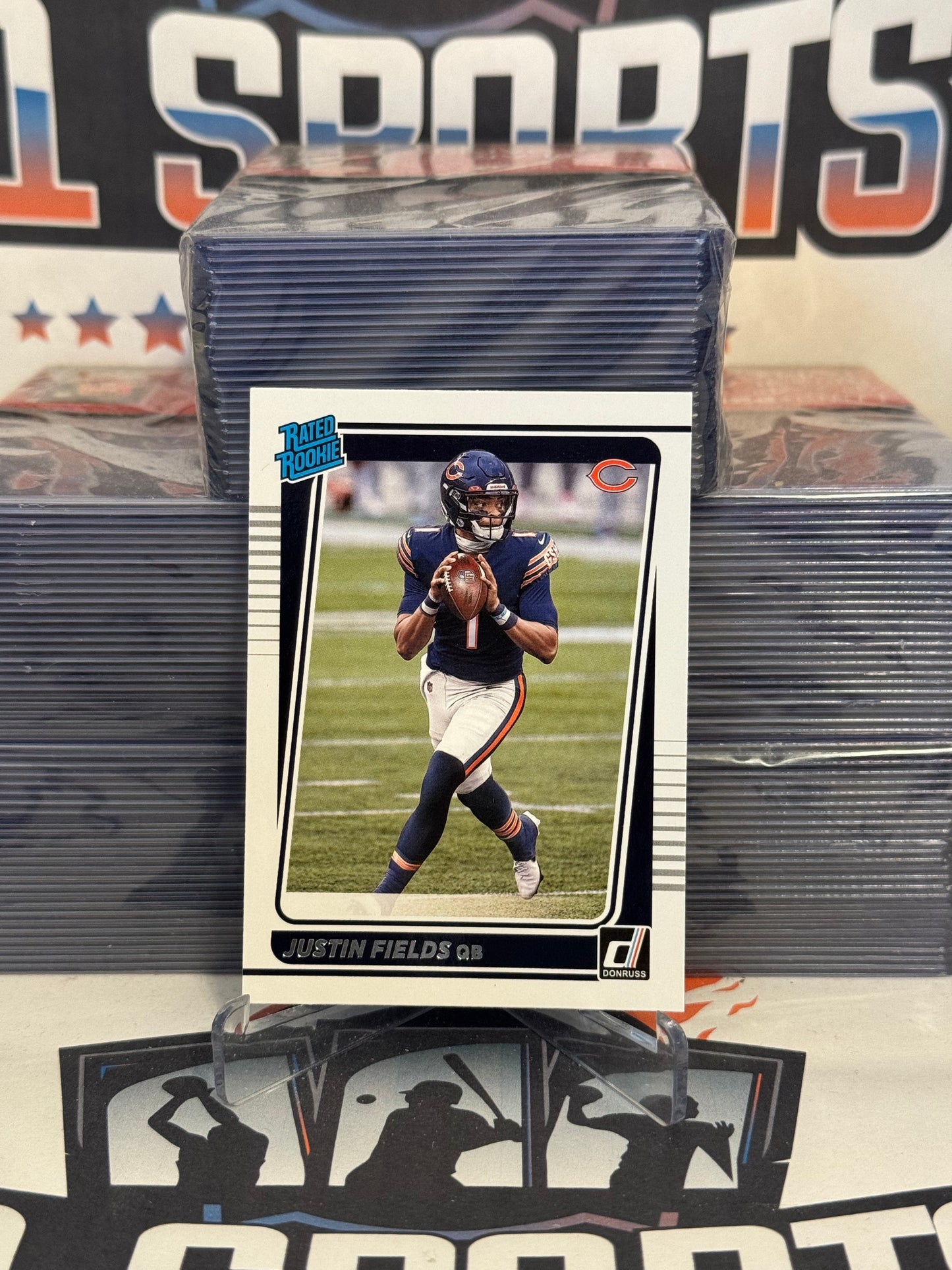 2021 Donruss (Rated Rookie) Justin Fields #253