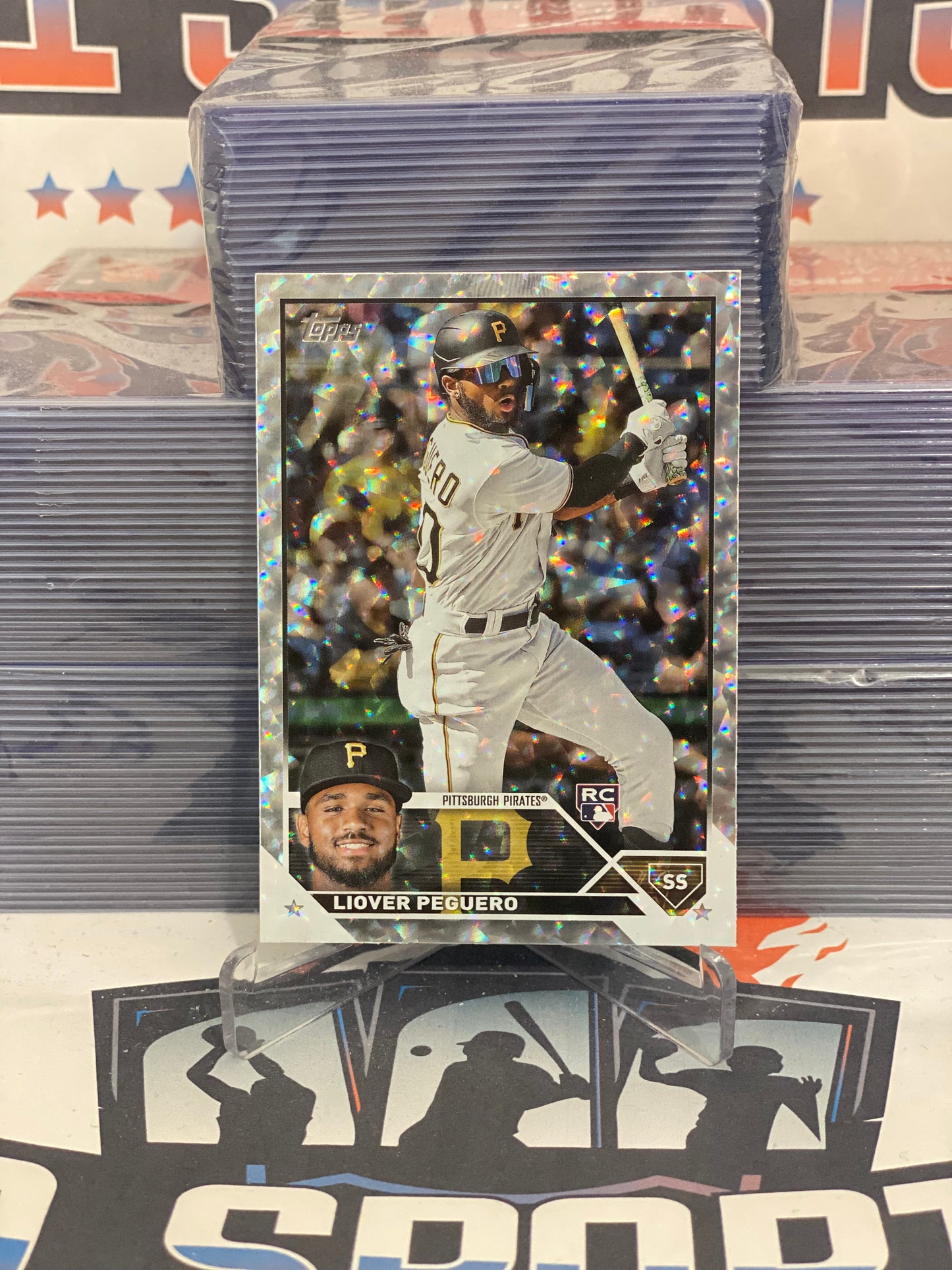 2023 Topps (Foilboard) Liover Peguero Rookie #238