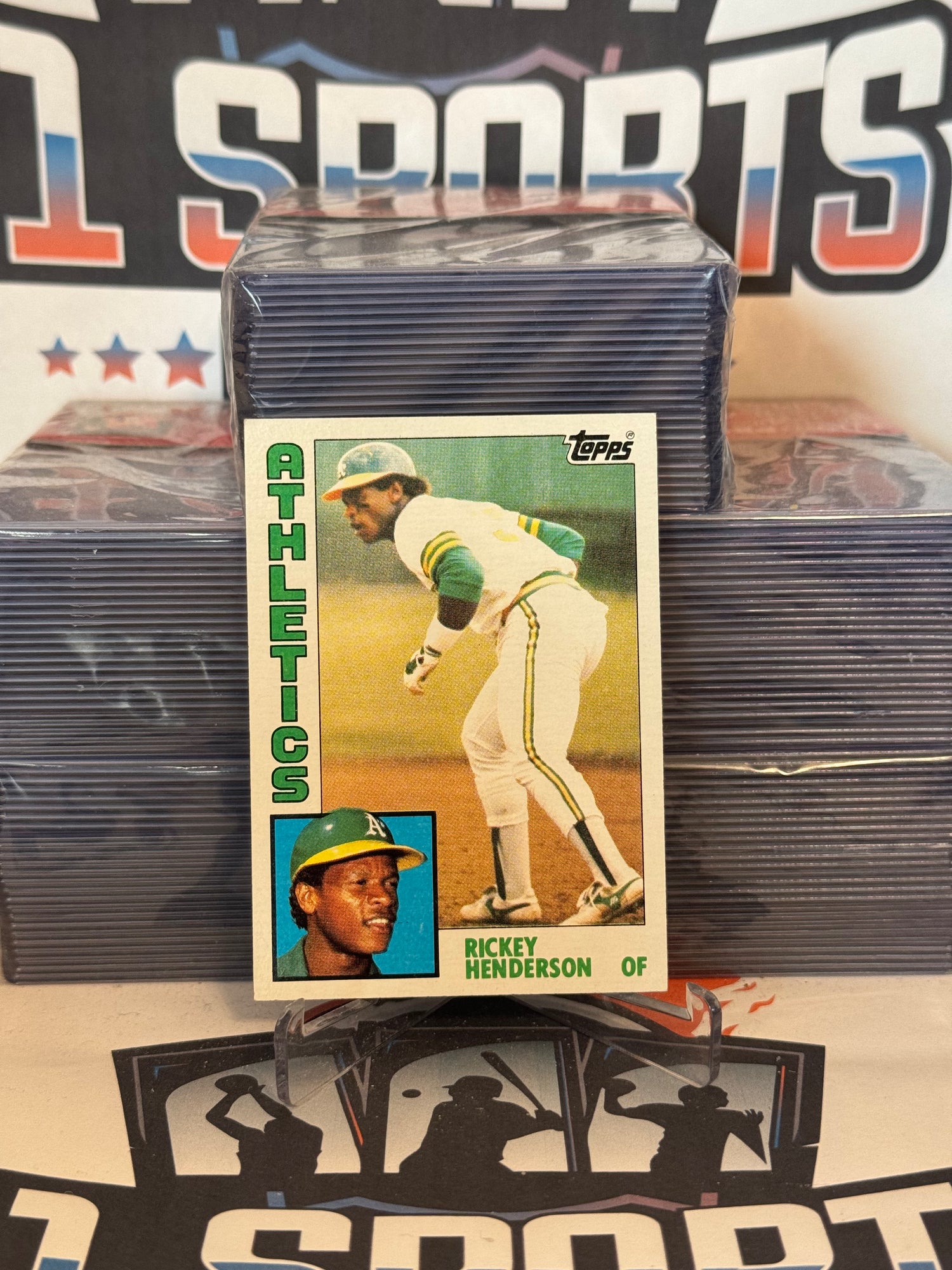 1984 Topps Rickey Henderson #230