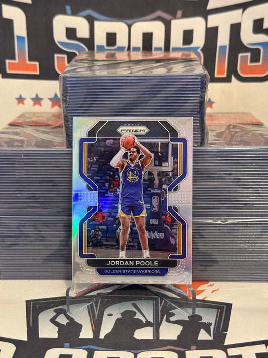 2021 Panini Prizm (Silver Prizm) Jordan Poole #222