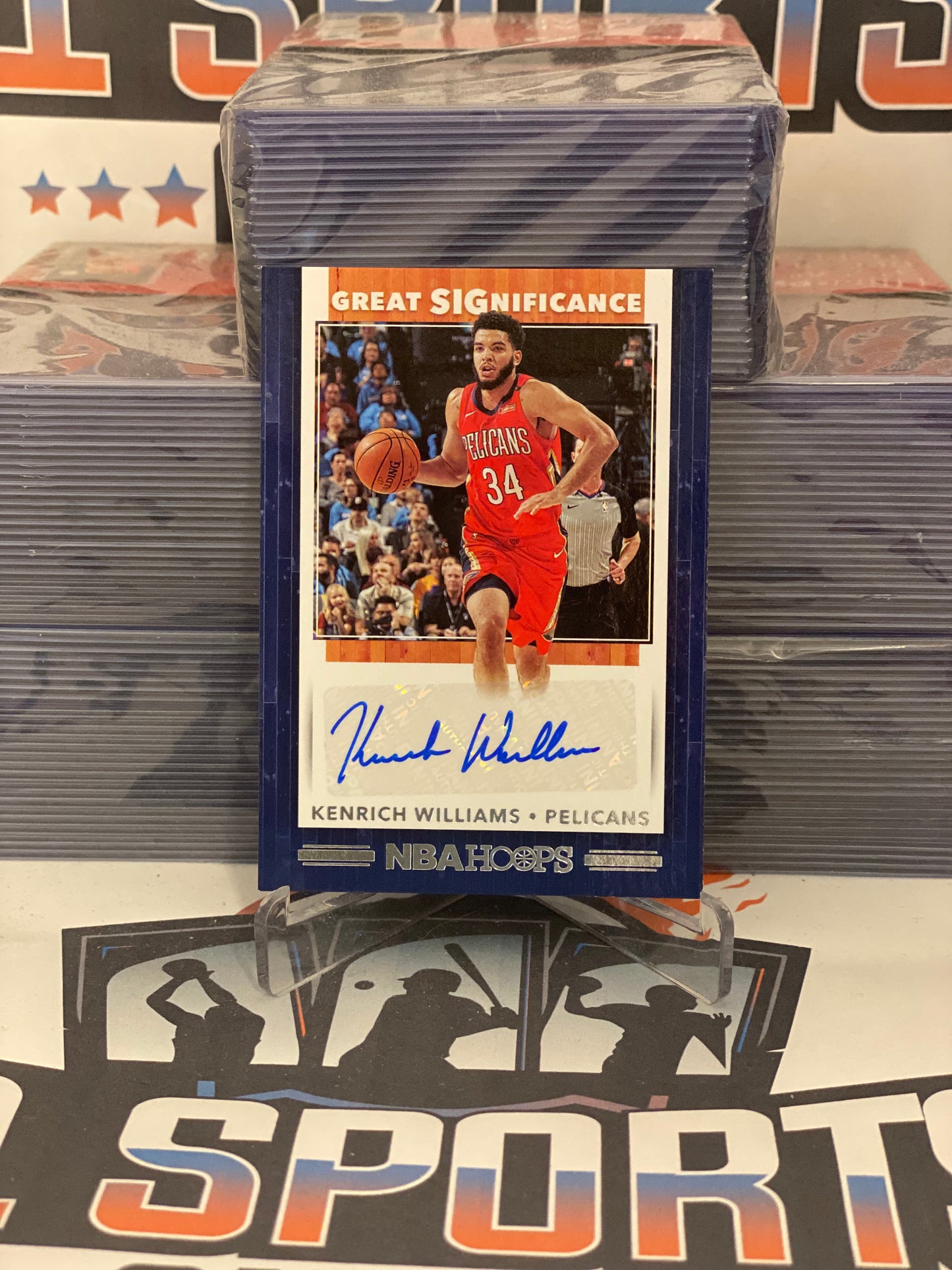 2019 NBA Hoops (Great SigNificance Auto) Kenrich Williams #GS-KWL