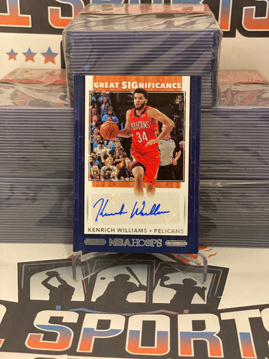 2019 NBA Hoops (Great SigNificance Auto) Kenrich Williams #GS-KWL