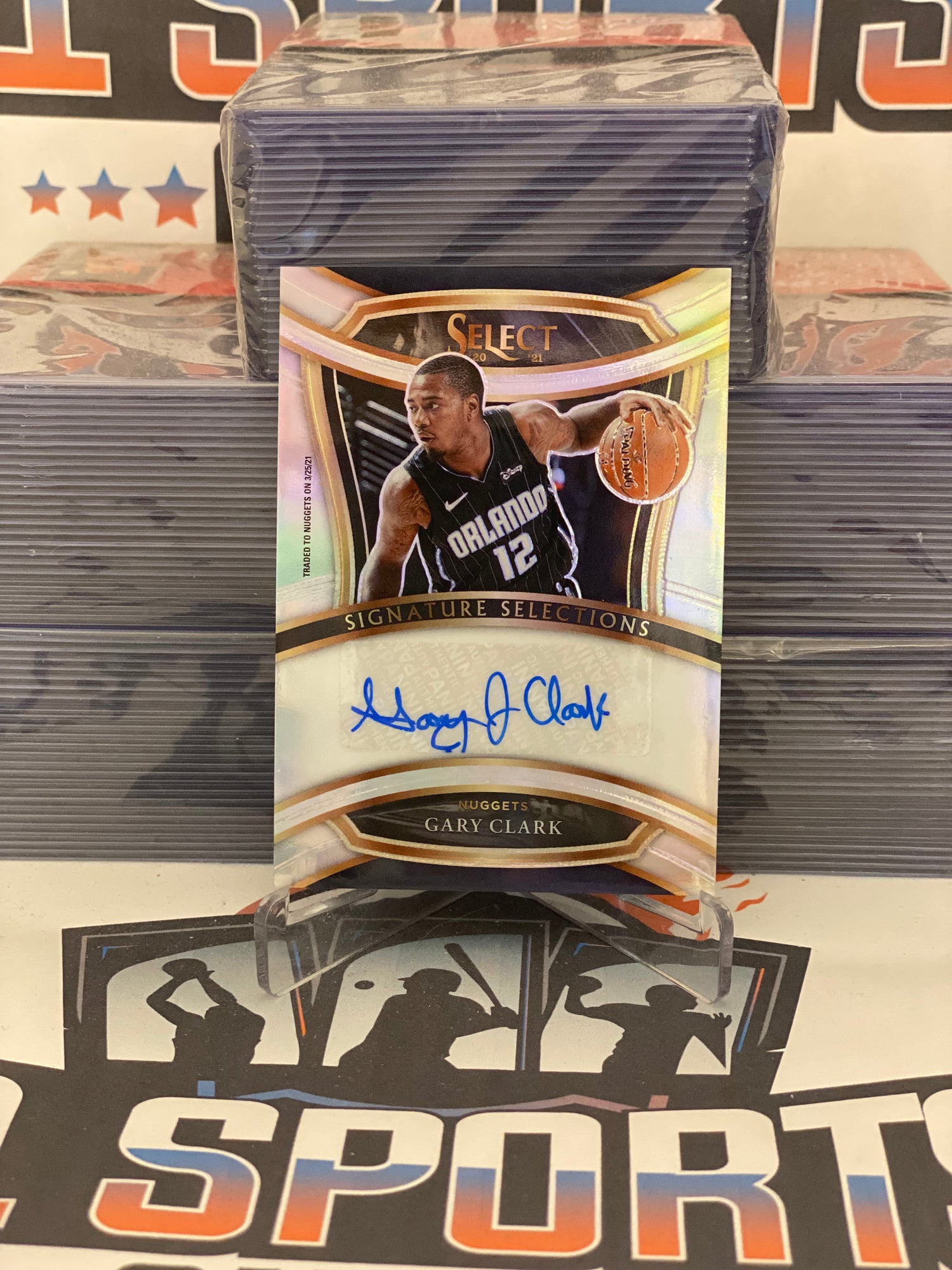 2020 Panini Select (Silver Prizm, Signature Selections Auto) Gary Clark #SIS-GLC