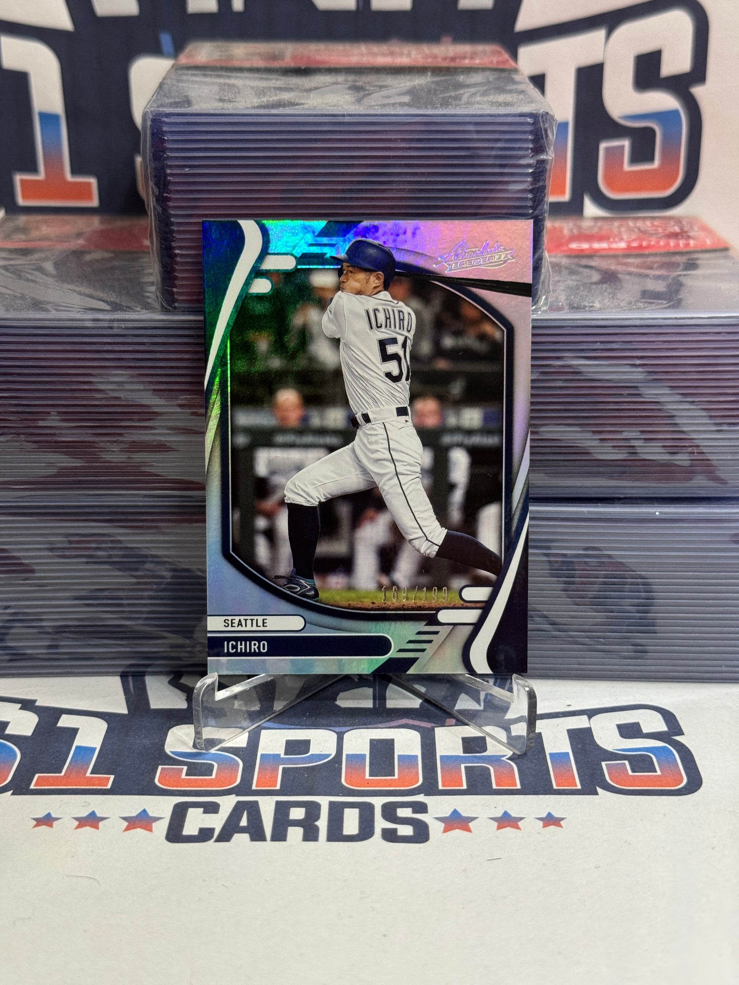 2022 Panini Absolute (Silver 169/199) Ichiro Suzuki #100