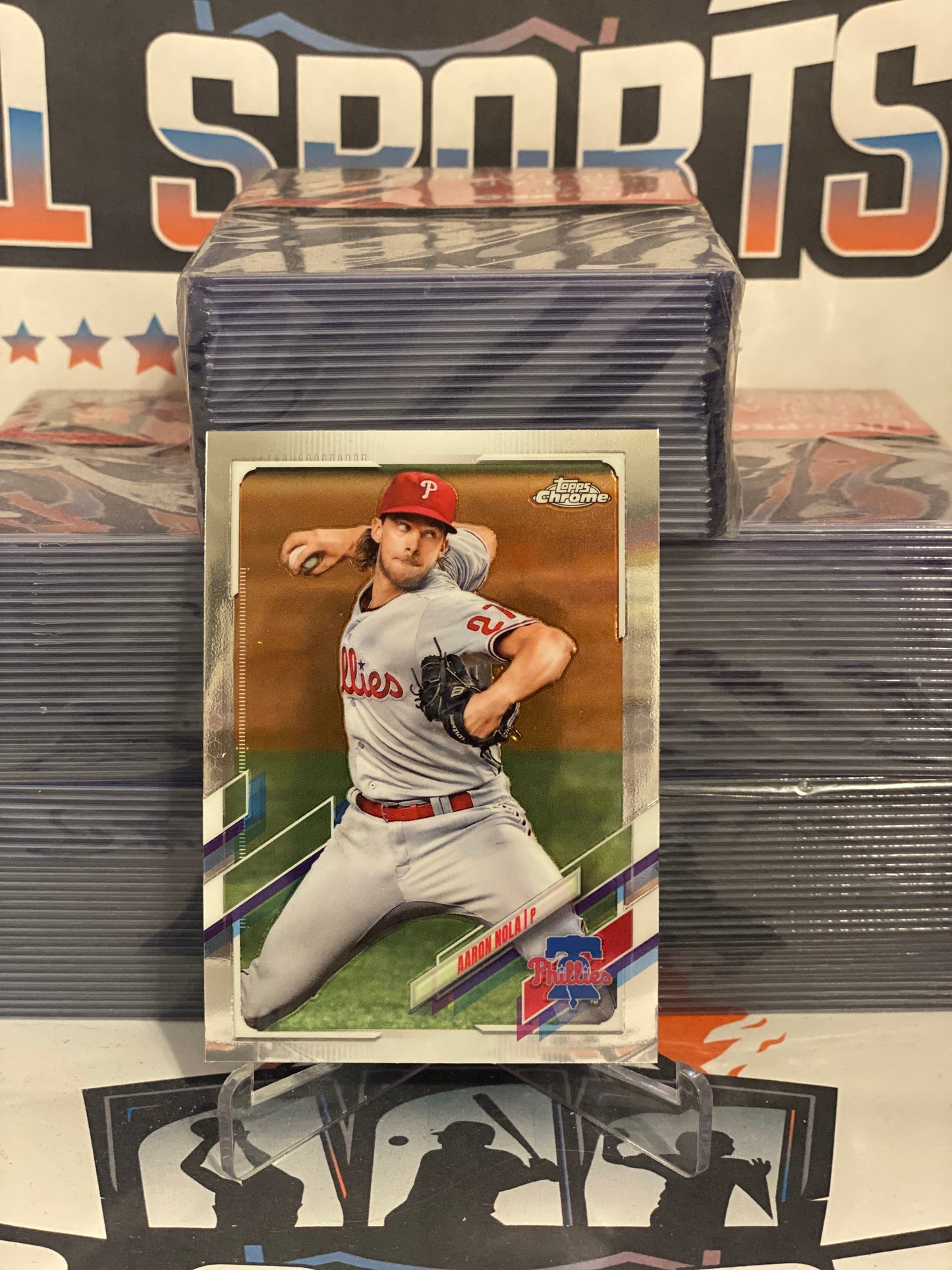 2021 Topps Chrome Aaron Nola #46