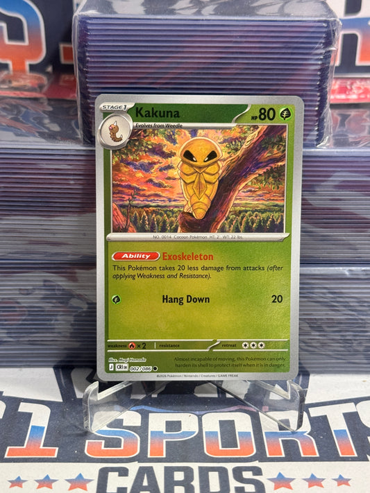 Pokemon TCG: Chaos Rising - Kakuna (Reverse Holo, Common) #2