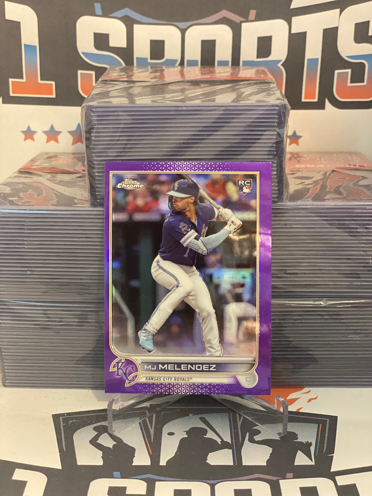 2022 Topps Chrome Update (Purple Refractor) MJ Melendez Rookie #USC38