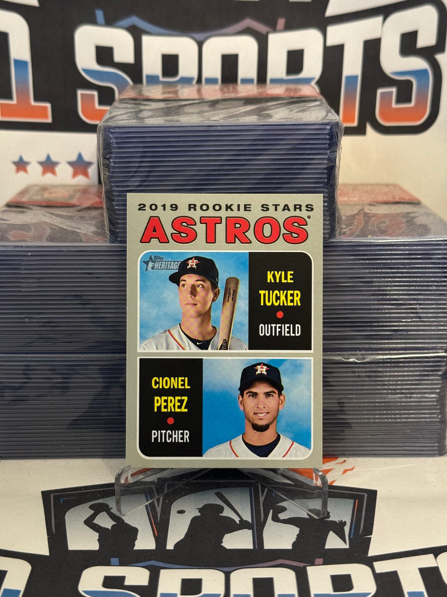 2019 Topps Heritage (Rookie Stars) Kyle Tucker & Cionel Perez #227