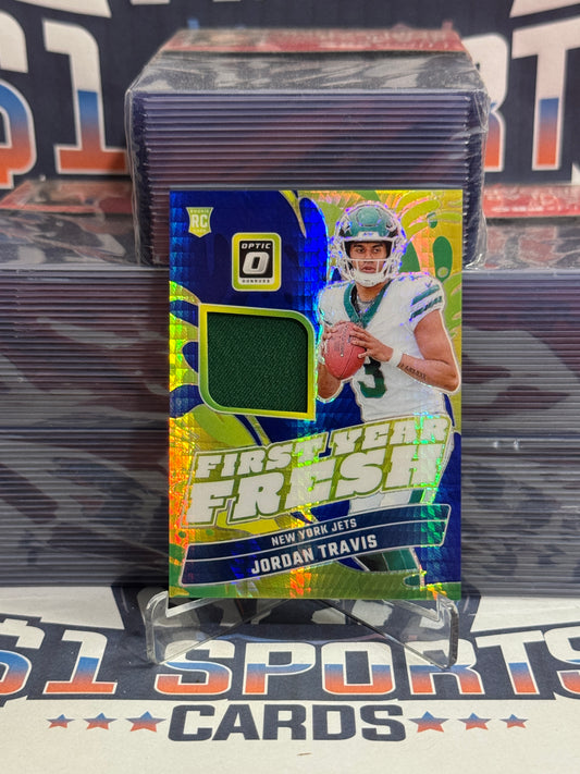 2024 Donruss Optic (Silver Prizm, First Year Fresh Relic) Jordan Travis Rookie #FYF-JTS