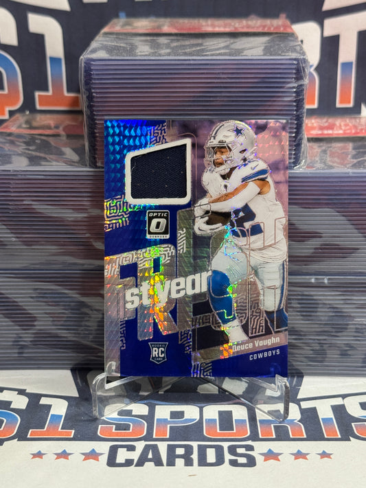 2023 Donruss Optic (Silver Prizm, 1st Year Relic) Deuce Vaughn Rookie #FYF-DV