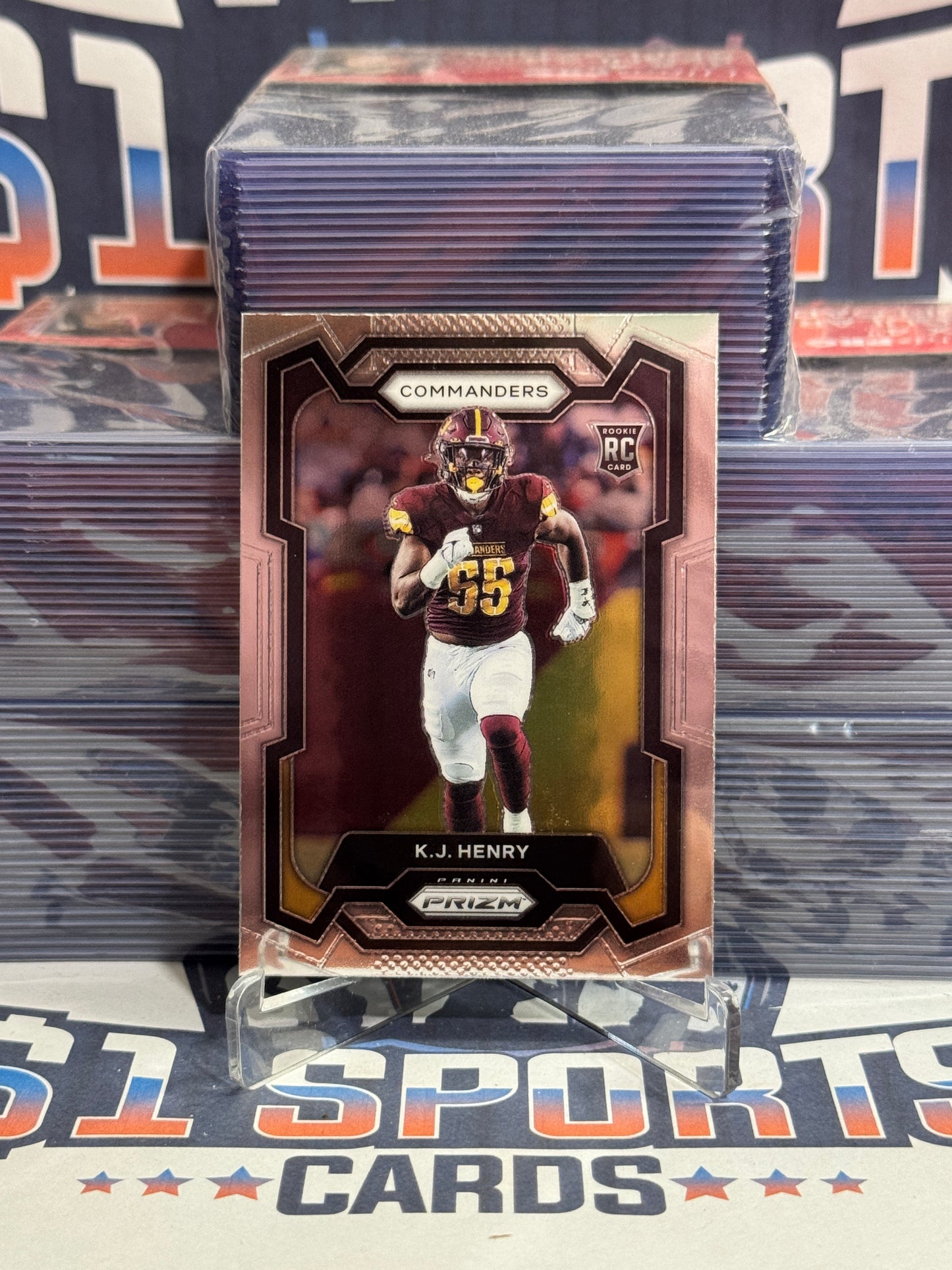 2023 Panini Prizm K.J. Henry Rookie #400