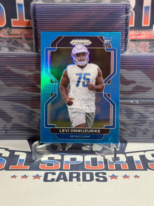 2021 Panini Prizm (Light Blue Prizm) Levi Onwuzurike Rookie #423