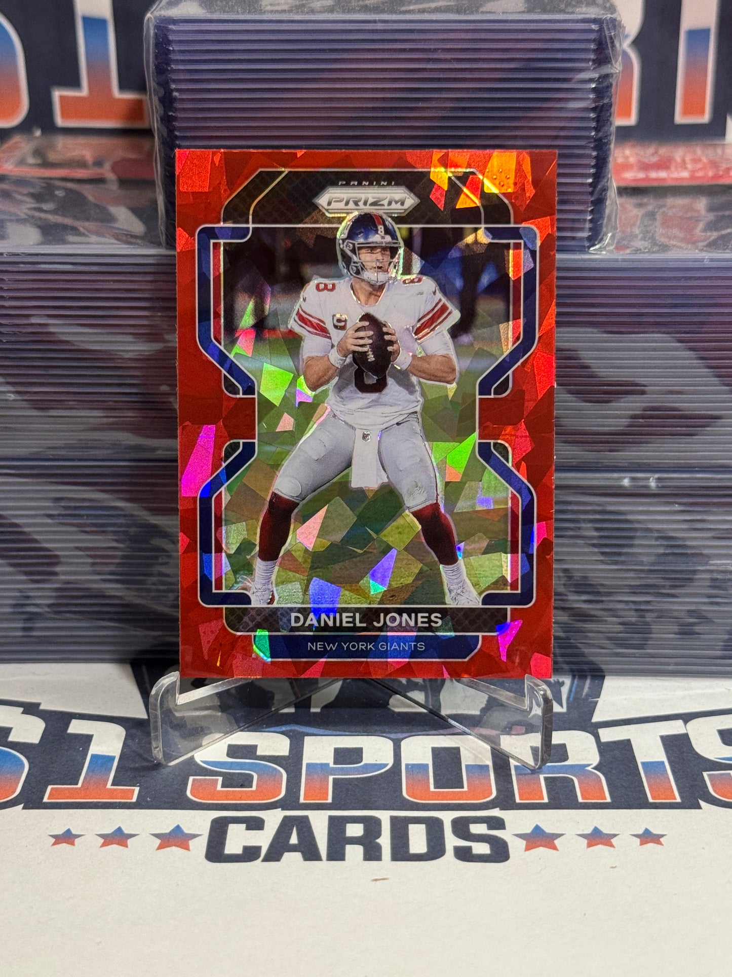 2021 Panini Prizm (Red Ice Prizm) Daniel Jones #231