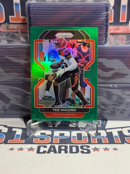 2021 Panini Prizm (Green Prizm) Tee Higgins #271