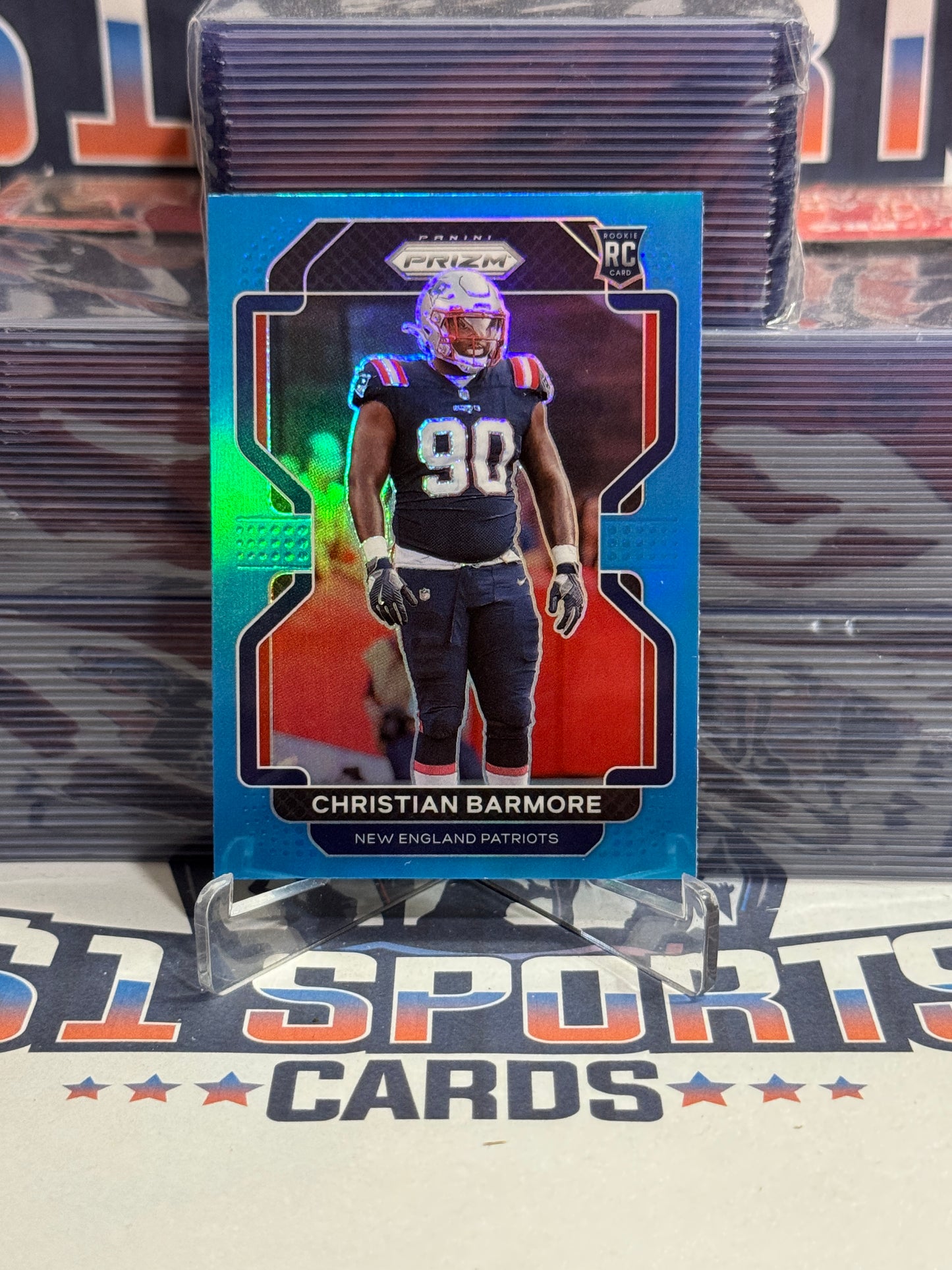 2021 Panini Prizm (Light Blue Prizm) Christian Barmore Rookie #388