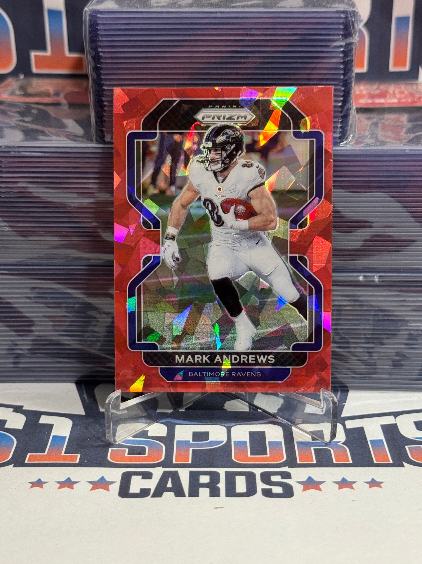 2021 Panini Prizm (Red Ice Prizm) Mark Andrews #281