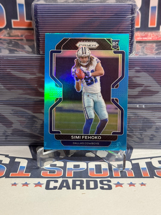 2021 Panini Prizm (Light Blue Prizm) Simi Fehoko Rookie #371
