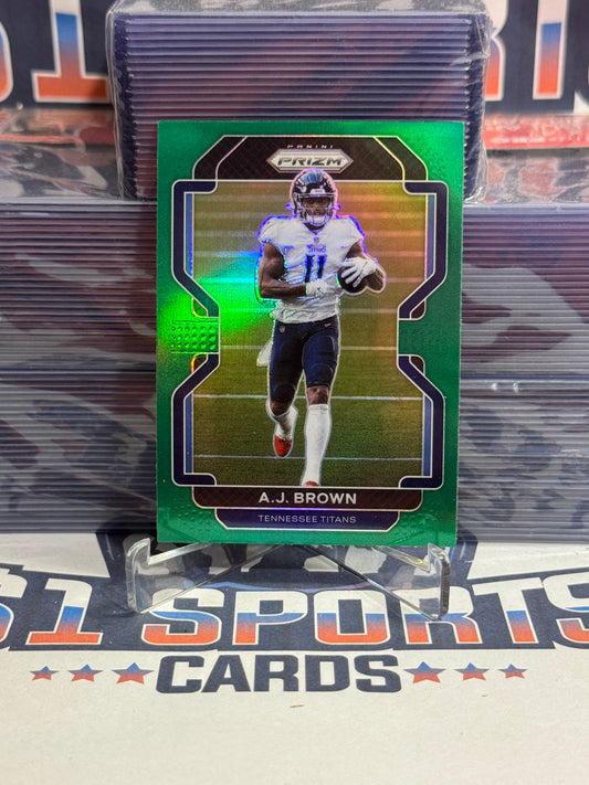 2021 Panini Prizm (Light Blue Prizm) A.J. Brown #1