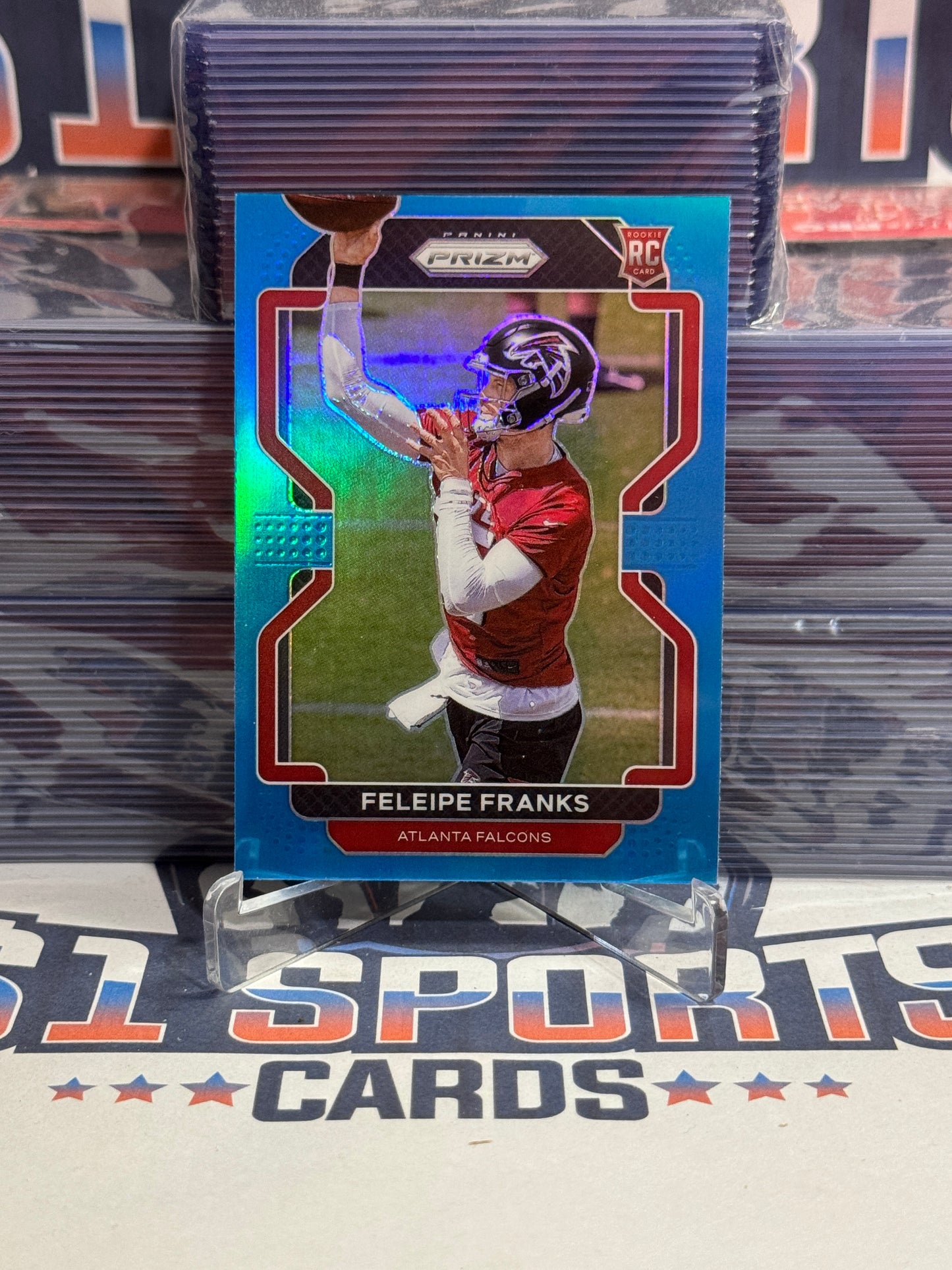 2021 Panini Prizm (Light Blue Prizm) Feleipe Franks Rookie #398