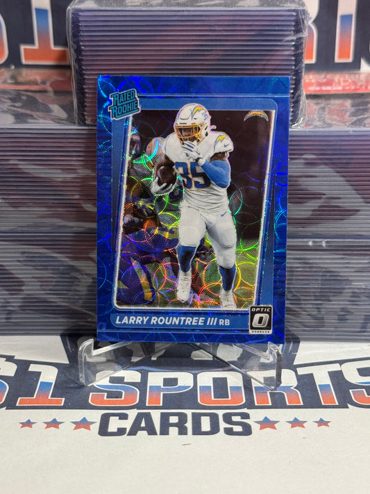 2021 Donruss Optic (Blue Scope Prizm, Rated Rookie) Larry Rountree III #256