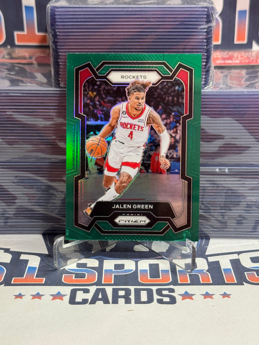 2023 Panini Prizm (Green Prizm) Jalen Green #29