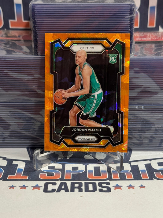 2023 Panini Prizm (Orange Ice Prizm) Jordan Walsh Rookie #158