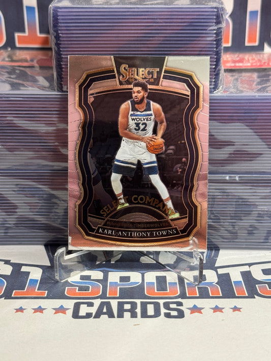 2020 Panini Select (Select Company) Karl-Anthony Towns #18