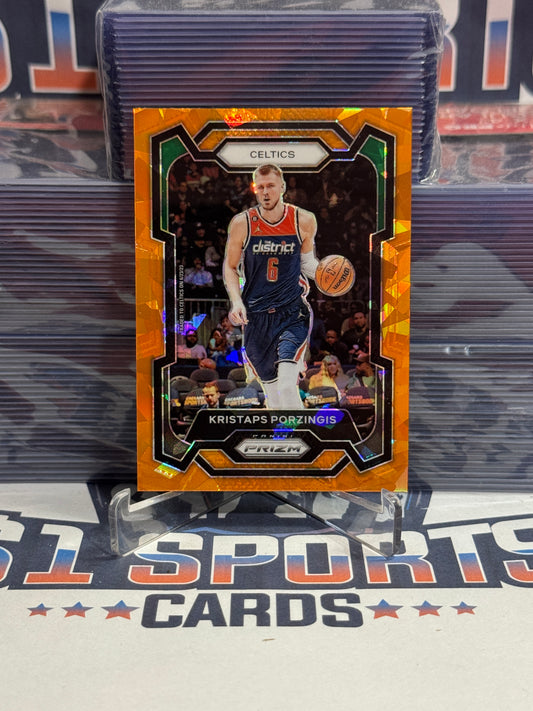2023 Panini Prizm (Orange Ice Prizm) Kristaps Porzingis #8
