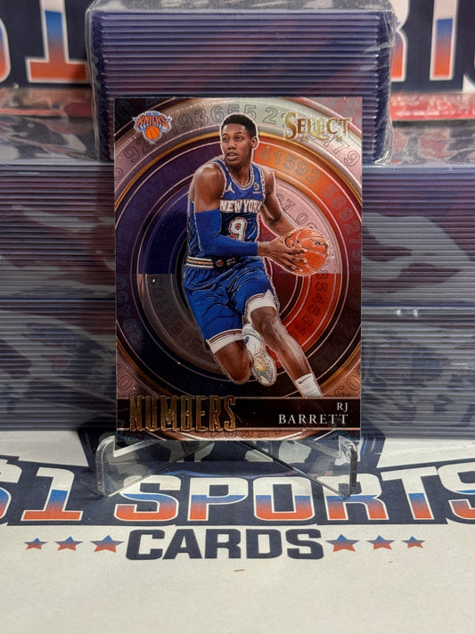 2020 Panini Select (Numbers) RJ Barrett #40