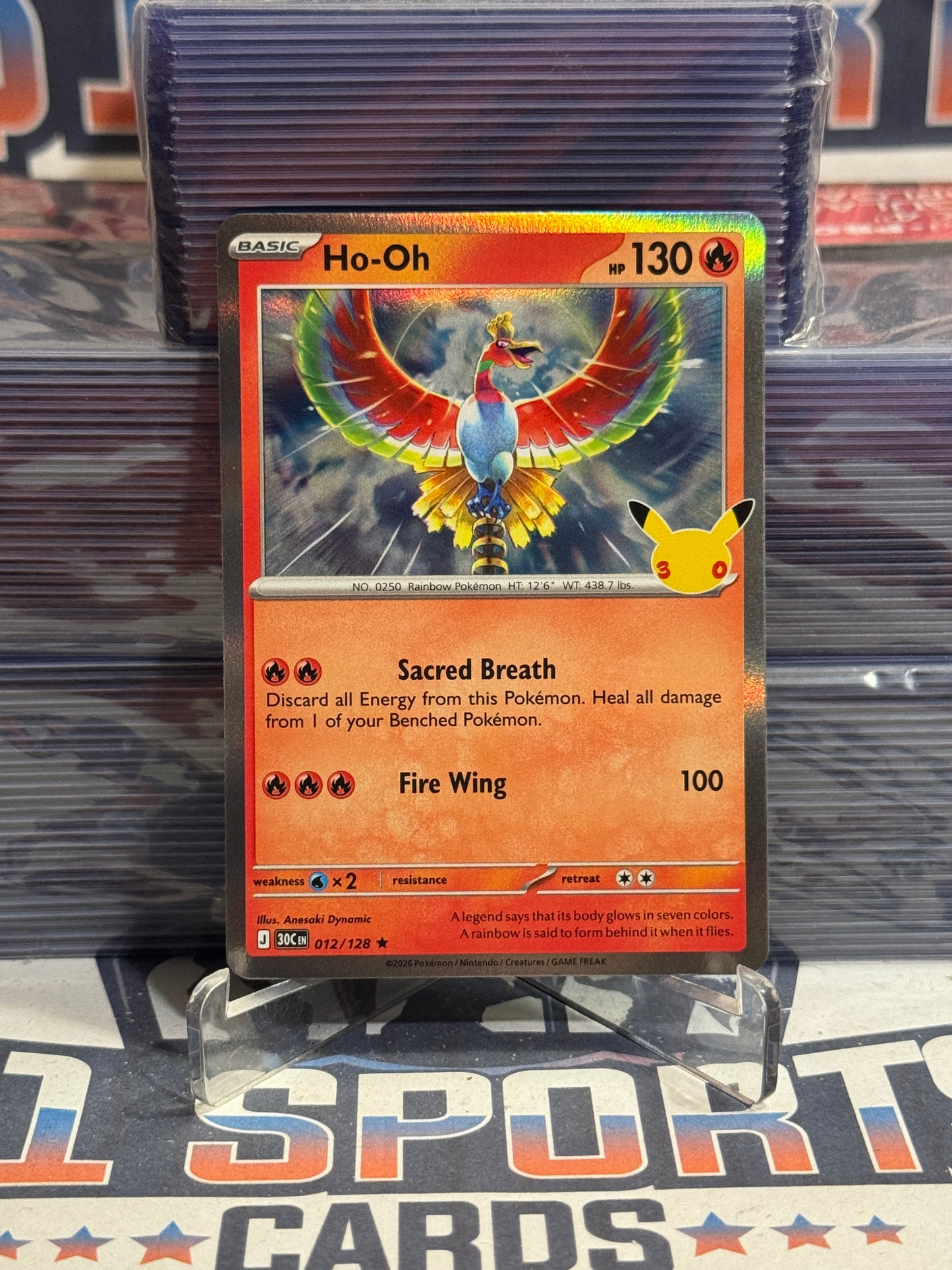 Pokemon TCG: 30th Celebration - Ho-Oh (Holo, Rare) #12