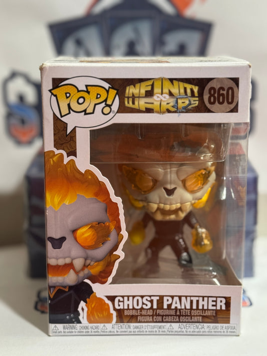 Funko Pop! Infinity Warps Ghost Panther Bobble-Head Figure #860
