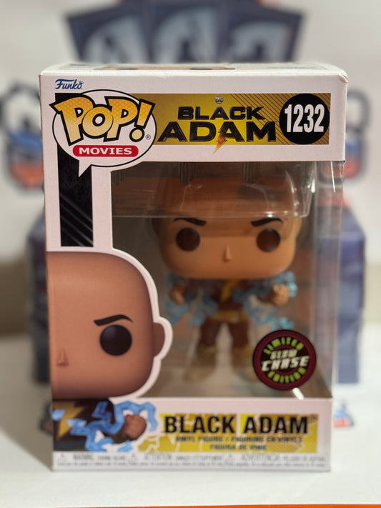 2022 Funko Pop! Black Adam Vinyl (Limited Glow Chase Edition) Figure #1232