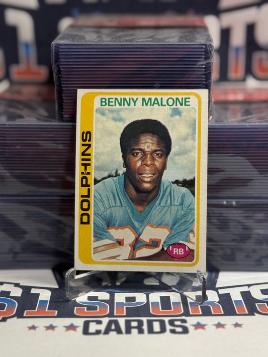 1978 Topps Benny Malone #493