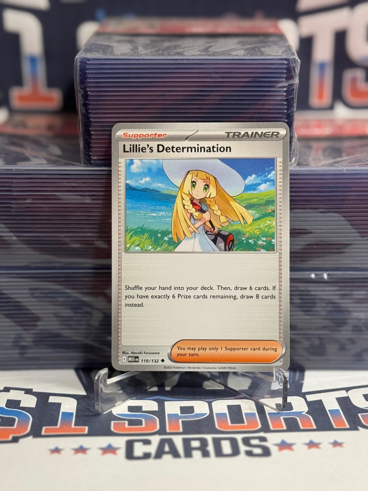 pokemon tcg lillie card Ultra Pro Trading Game and Clefairy 9-Pocket PRO Binder Preserved in a tamper Lillie Trainer - Holo Fan