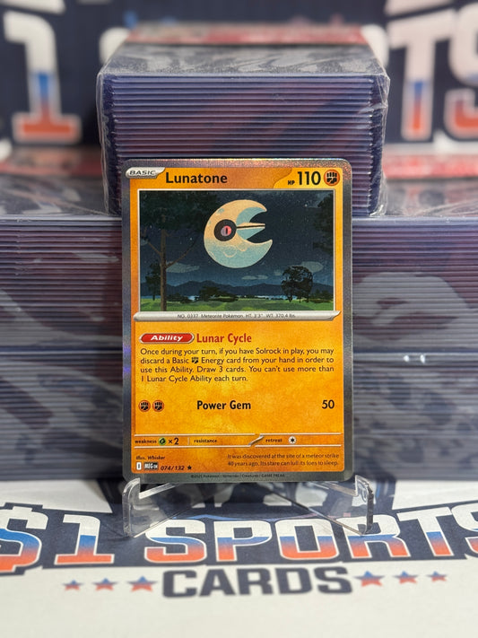 Pokemon TCG: Mega Evolution - Lunatone (Revese Holo, Rare) #74